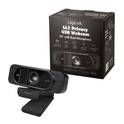 10. LogiLink UA0381 Webcam 1920 x 1080 px USB 2.0 Black