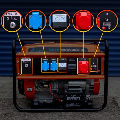 7. Extralink EGH-5500 hybrid generator