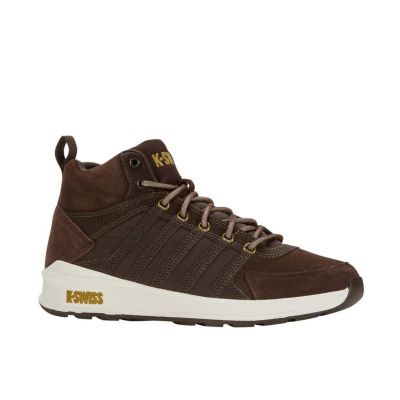3. K-Swiss Vista Trainer MID WNT Men's Suede Sneakers Brown (07145-229-M)