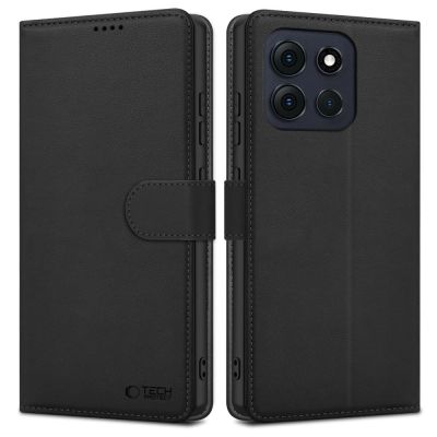 Tech-Protect Wallet Case for Motorola Moto G56 5G - Black