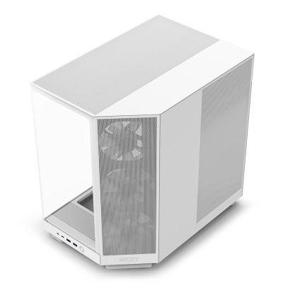 7. NZXT H6 FLOW RGB MIDI TOWER COMPUTER CASE WITH WINDOW WHITE