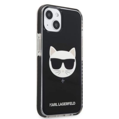 4. Karl Lagerfeld KLHCP13STPECK iPhone 13 mini 5.4" hardcase black/black Choupette Head