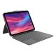 9. Logitech Combo Touch QWERTY British English Smart Connector Gray