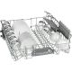 12. BOSCH SMU2HVS06E built-in dishwasher, full front, stainless steel