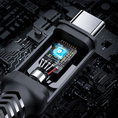 9. Acefast C4-03 Black USB-C - USB-C PD QC cable 100W 5A 480Mb/s 2m - black