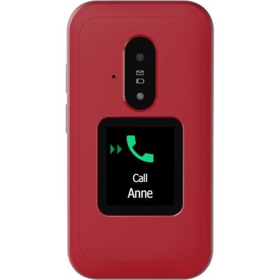 12. Doro Leva E30 7.11 cm (2.8") 142.7 g Red, White Functional phone