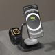 5. Zens Aluminum Series 3 in 1 Magnetic Wireless Desktop Charger Pro 3+ Watch with Power Supply