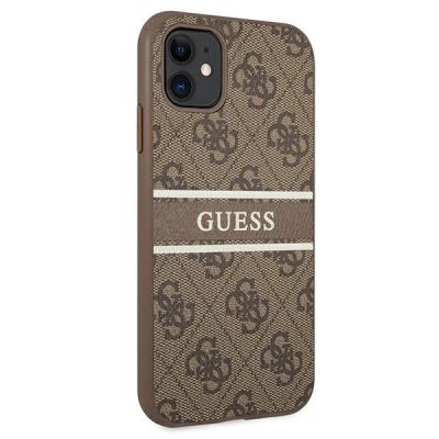 4. Guess 4G Stripe case for iPhone 11 / Xr 6.1" - brown