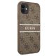 4. Guess 4G Stripe case for iPhone 11 / Xr 6.1" - brown