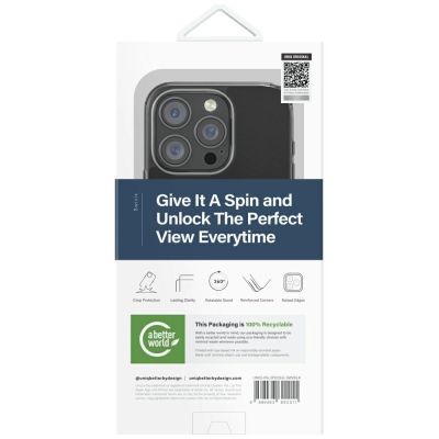 6. Uniq Swivix 360 Rotating Kickstand Case for iPhone 16 Pro - Black
