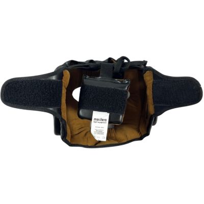 11. KSS-PU-BLACK boxing helmet