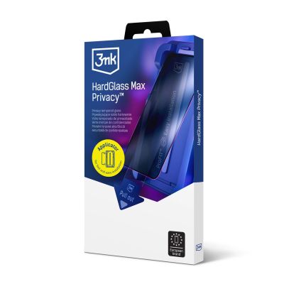8. 3mk Hardglass Max Privacy Tempered Glass with Applicator for iPhone 18 Pro Max