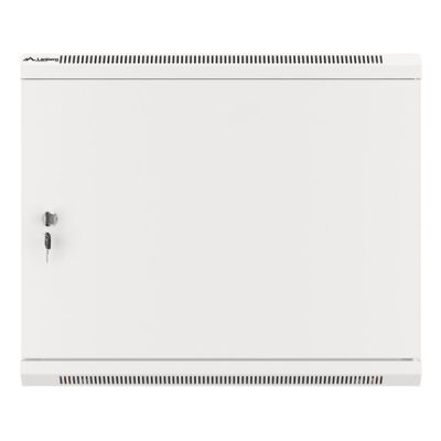 6. Rack installation cabinet, wall-mounted, 19" 9U, 600x450, gray, metal door, LANBERG (Flat Pack)