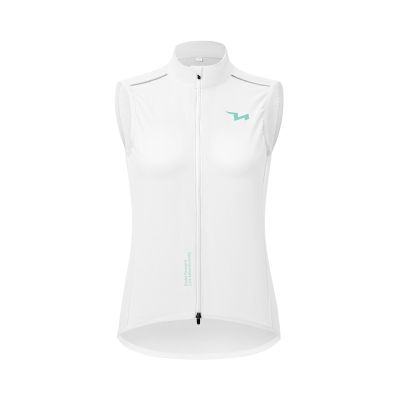 2. Rockbros MJ008 TVI Women's Cycling Vest Windproof S - White