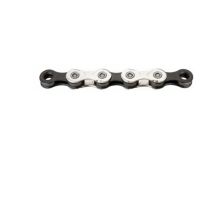 KMC Chain X12 126 Links Silver Black Foil