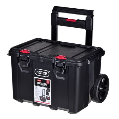 3. KETER Stack"N"Roll Tool Box on Wheels