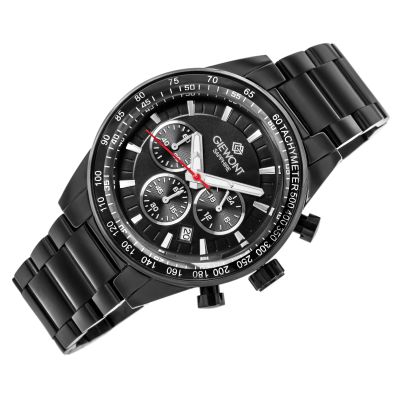3. Men's Watch Giewont Chronograph Sapphire Black GW9140-B2