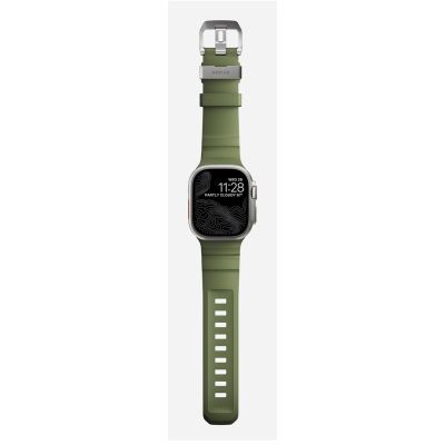 6. Nomad Rocky Point Band Natural Leather, Titanium