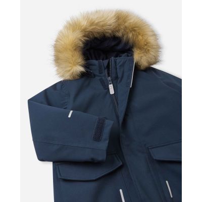 17. Reimatec Reima Mutka children's winter jacket, waterproof, insulated, navy blue (5100037B-6980)