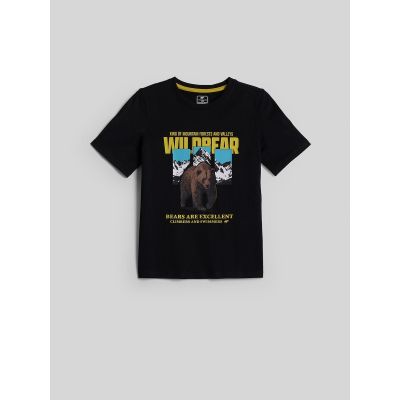 5. Boy's regular printed T-shirt 4F 4FJKAW26TTSHM4456-20S