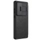 2. Nillkin Qin Pro Case for Samsung Galaxy S25 Ultra with Flip and Camera Cover - Black