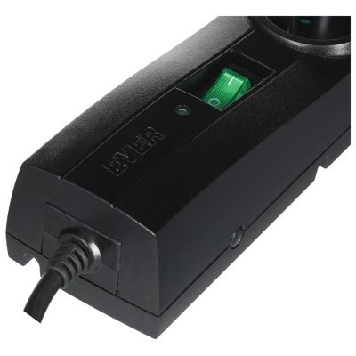 6. Ever Classic surge protector strip 3.0m (5 x UTE; 10 A; black) (T/LZ09-CLA030/0000)