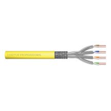 Digitus Installation Cable CAT 7A, S/FTP, Dca-s1a d1 a1, AWG 23/1, LSOH, 500m, Yellow, Reel