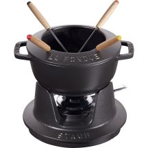 Staub Fondue Set – 16 cm, Black
