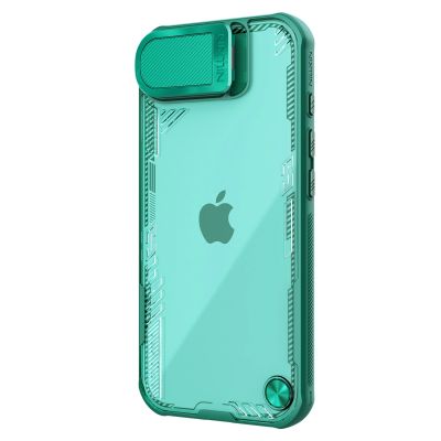 3. Nillkin Iceblade Prop Case with Lens Cover and Stand for iPhone 16e / 17e - Green