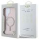 8. Guess Glitter Circle Classic Logo MagSafe Case for Samsung Galaxy S25 Ultra Pink