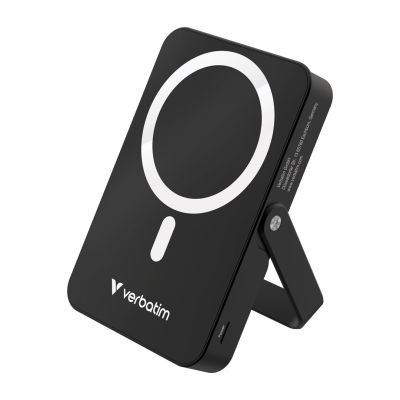 8. Verbatim Charge 'n' Go Magnetic Wireless Lithium Polymer (LiPo) 10000 mAh Wireless Charging Black