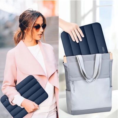 12. Tech-Protett Fluffy Laptop Bag 15-16 - Navy Blue