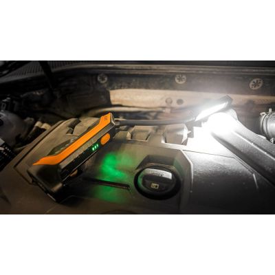 4. Rechargeable workshop lamp 400 lm COB + flashlight