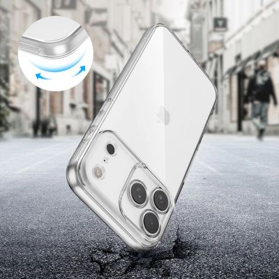 3. Tech-Protect FlexAir Case for iPhone 17 Pro - Clear