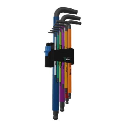2. Wera 05022210001 Allen Key L-Shaped Allen Key Set Metric 9 pcs.
