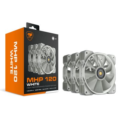 5. COUGAR CGR-CF-MHP12HB3-W Computer Case Air Cooler 12 cm White 3 pcs.