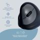 10. Ergonomic R-Go Pele HE left Bluetooth mouse sidabrina