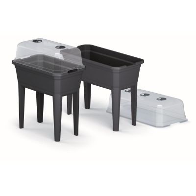 19. STANDING GREENHOUSE SEEDBED RESPANA SET ECOLINE 59.6x36.8x75.3CM ANTHRACITE