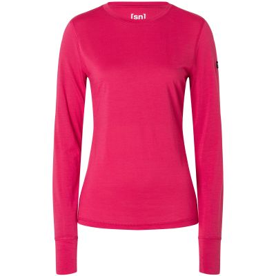Women's thermal long-sleeve top SUPER.NATURAL W Tundra 175 LS, pink