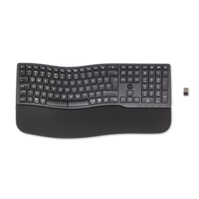 11. HP 680 Comfort Dual-Mode Keyboard Wireless/Bluetooth Black 8T6L8AA