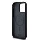 7. DKNY Liquid Silicone White Printed Logo MagSafe iPhone 14 Pro Max Case - Black