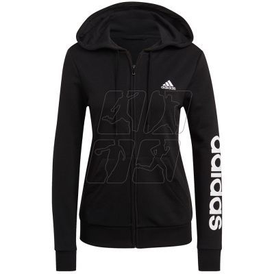 4. Adidas Essentials Linear Ful zipp Hoodie W GL0791