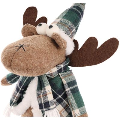 11. DECORATIVE CHRISTMAS REINDEER BROWN 35+20CM