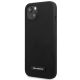 2. Karl Lagerfeld Silicone Plaque Case for iPhone 13 mini - Black