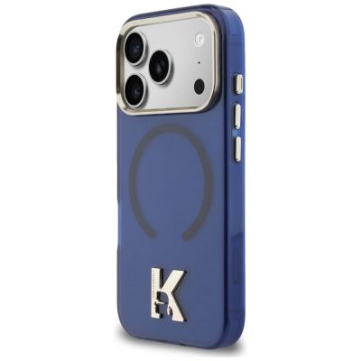 2. Karl Lagerfeld IML K Head Logo MagSafe Case for iPhone 17 Pro - Blue
