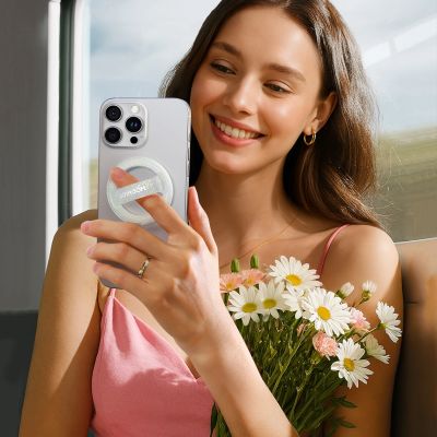 7. Joyroom JR-ZS500 Magnetic Ring Compatible with MagSafe Holder - White