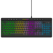 Wozinsky WKG-1044 Wired Backlit Membrane Gaming Keyboard - Black