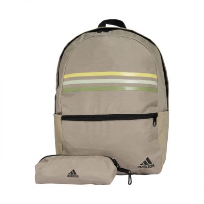 adidas Classic Horizontal 3-S Backpack Beige IZ1896