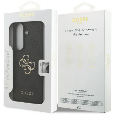 8. Guess Big 4G Logo Classic Logo Case for Samsung Galaxy Z Fold7 - Black