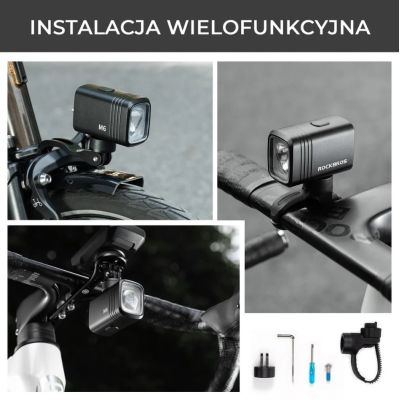 2. Rockbros 1000LM Front Bike Light White